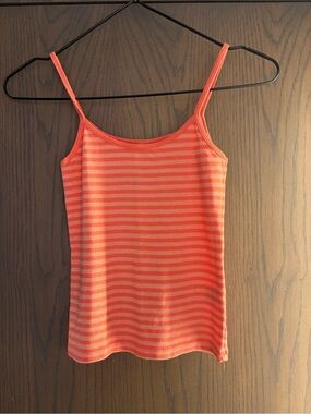 NWOT Brandy Melville Viral Coral Striped Skylar Tank Top